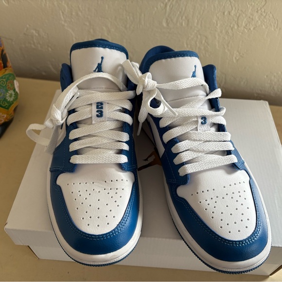 Nike Jordan 1 Low Marina Blue - Picture 6 of 6